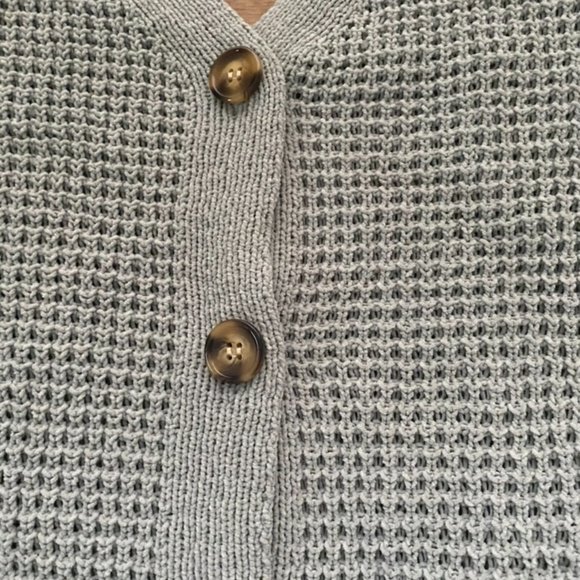 Moon & Madison Sage Green Cardigan Size Medium - Picture 6 of 10